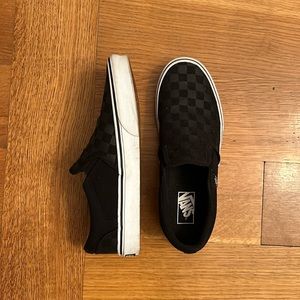 Vans men’s Black Check